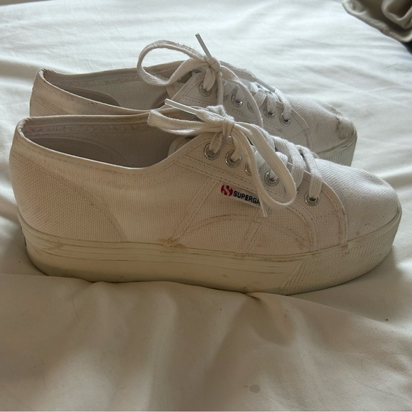 White superga platform sneakers - Picture 2 of 3